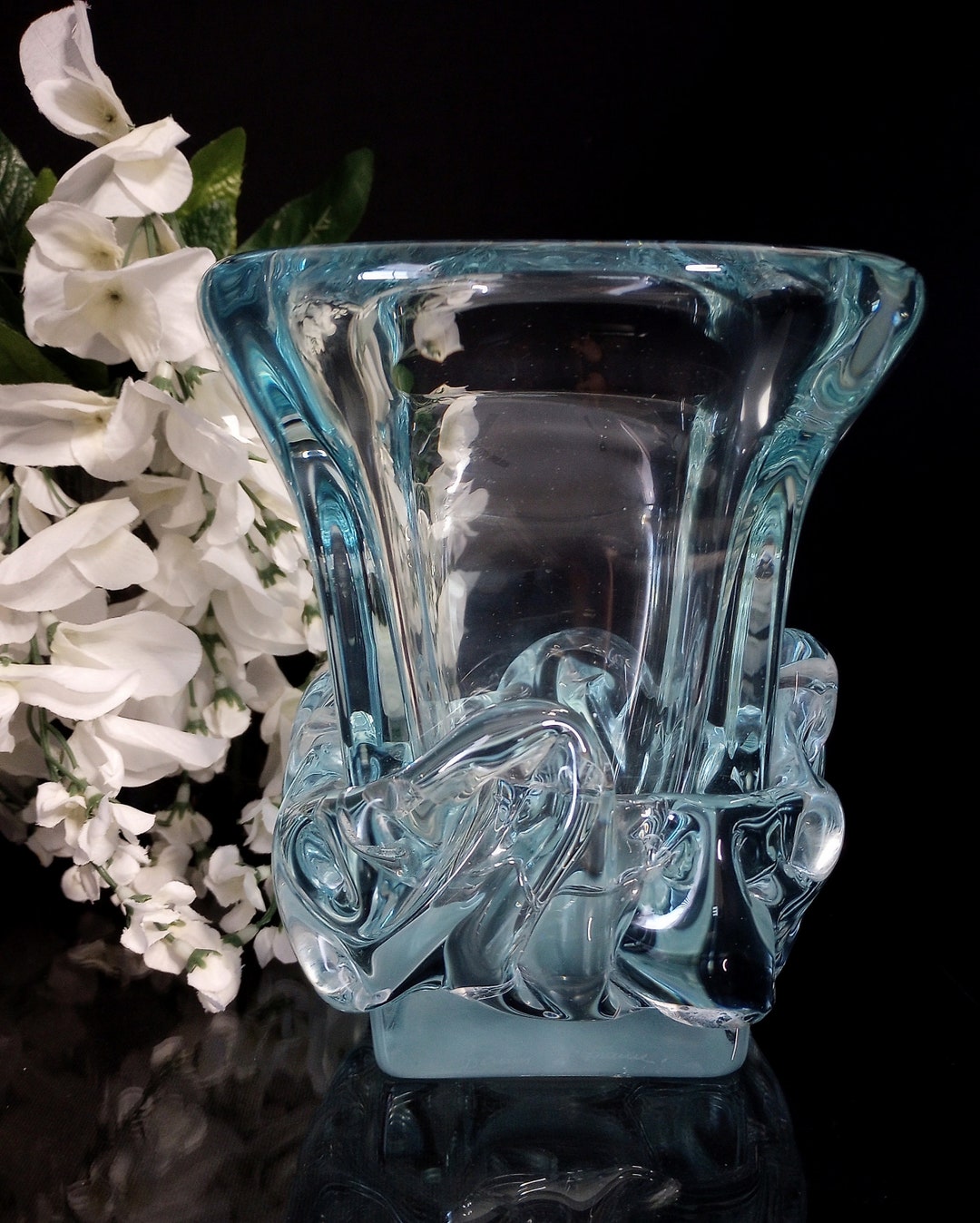 Daum France クリスタルガラス　フクロウ 完成品 Daum フクロウ クリスタルガラス France 置物 - 置物