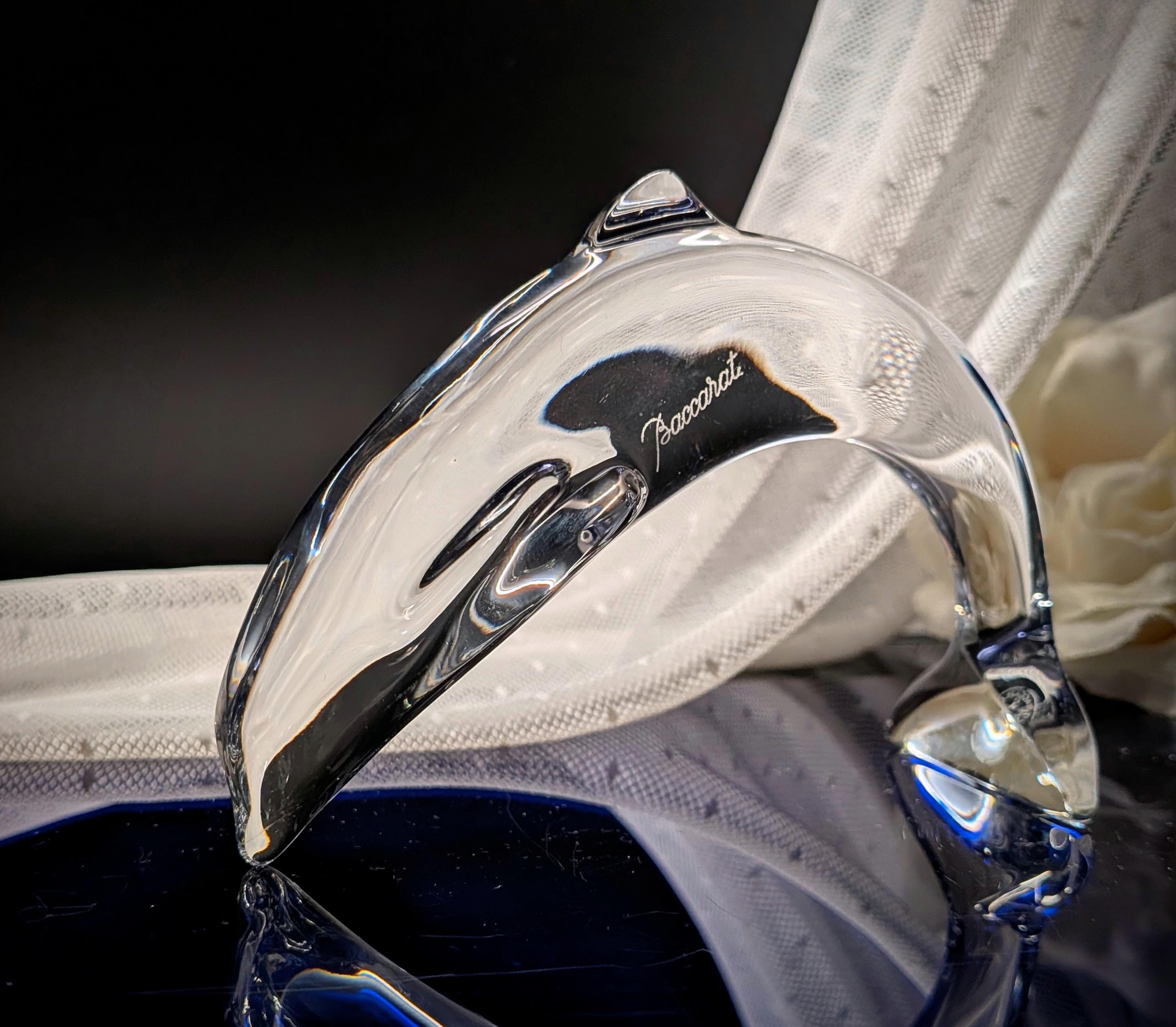 Baccarat Crystal Dolphin - Etsy