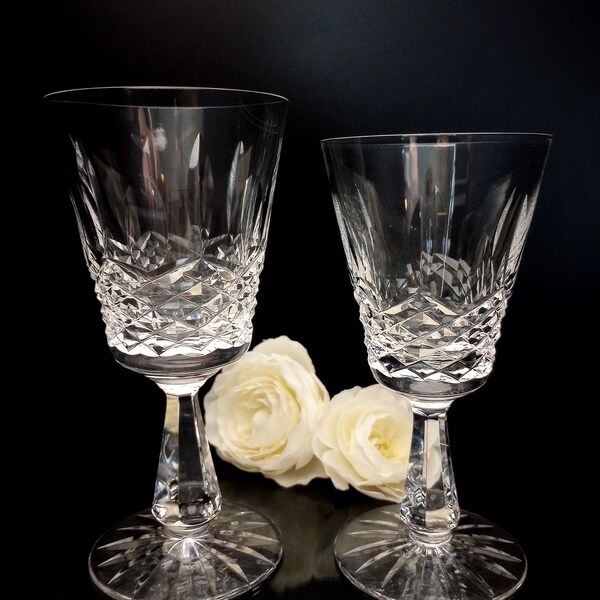 Waterford Crystal Kenmare Wine Glasses, 37 Claret And 6 White Wine Available