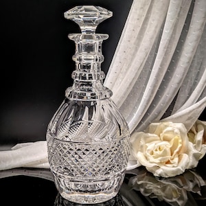 Vintage Saint-Louis Crystal Trianon Wine Decanter