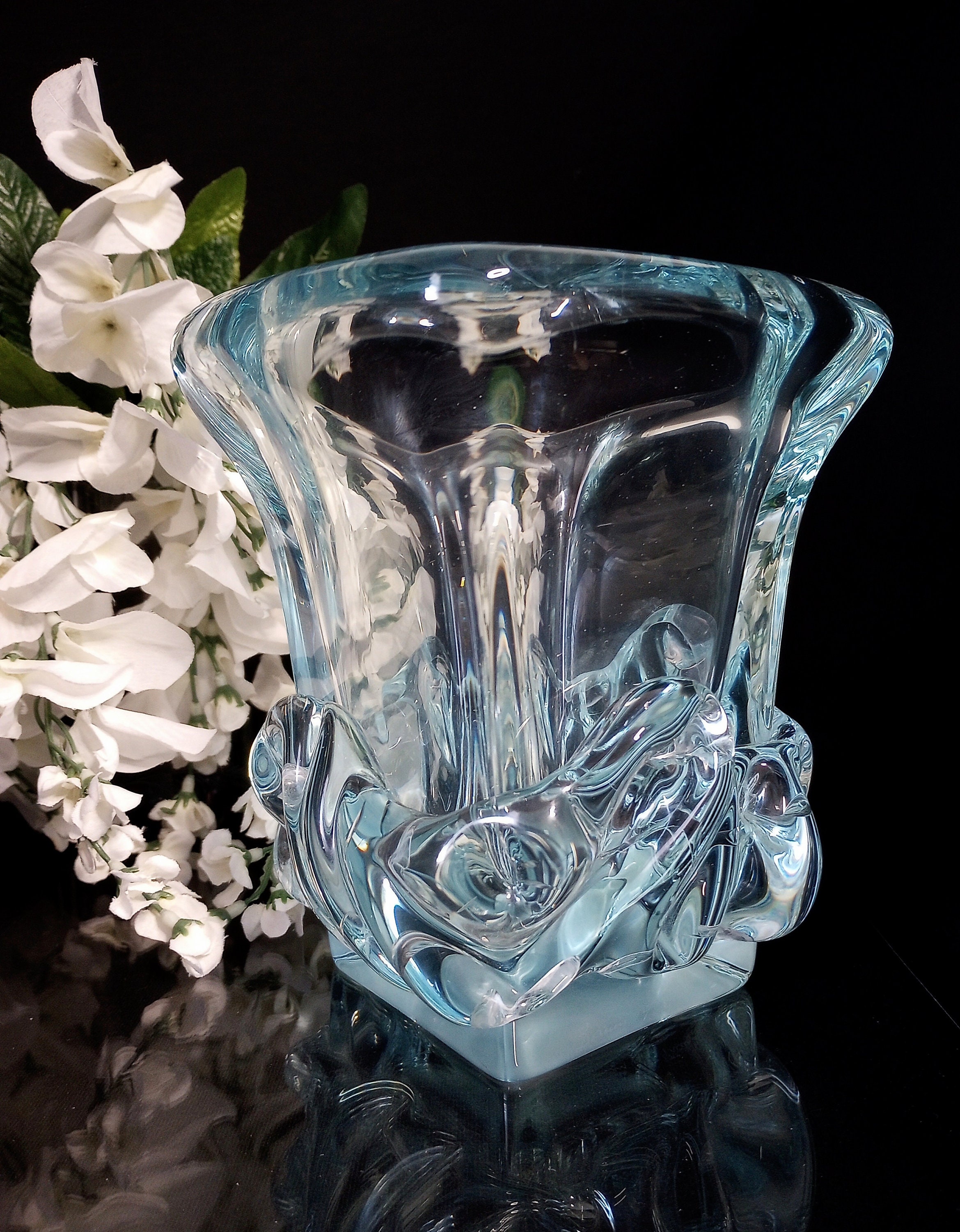 DAUMドームフランスクリスタル　PAPILLON BLUE Daum Franceドーム フランス⭐︎パピヨン/蝶⭐︎daum - メルカリ