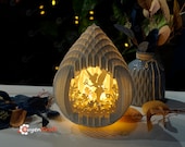 Fairy Pop Up Lightbox SVG Template, DIY Paper Craft Lamp (Digital Download)