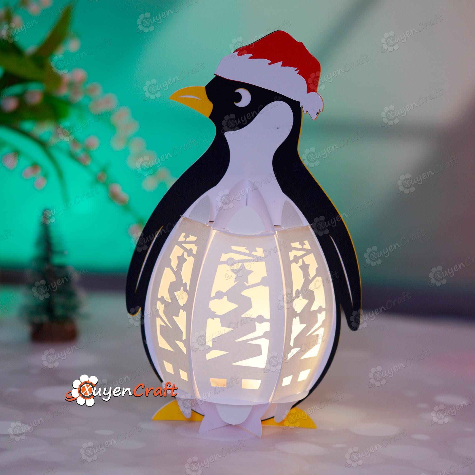 【お値下げしました！】プレゼントを届けるペンギンさんのクリスマスオーナメント① il_fullxfull.6401363724_8q0j.jpg