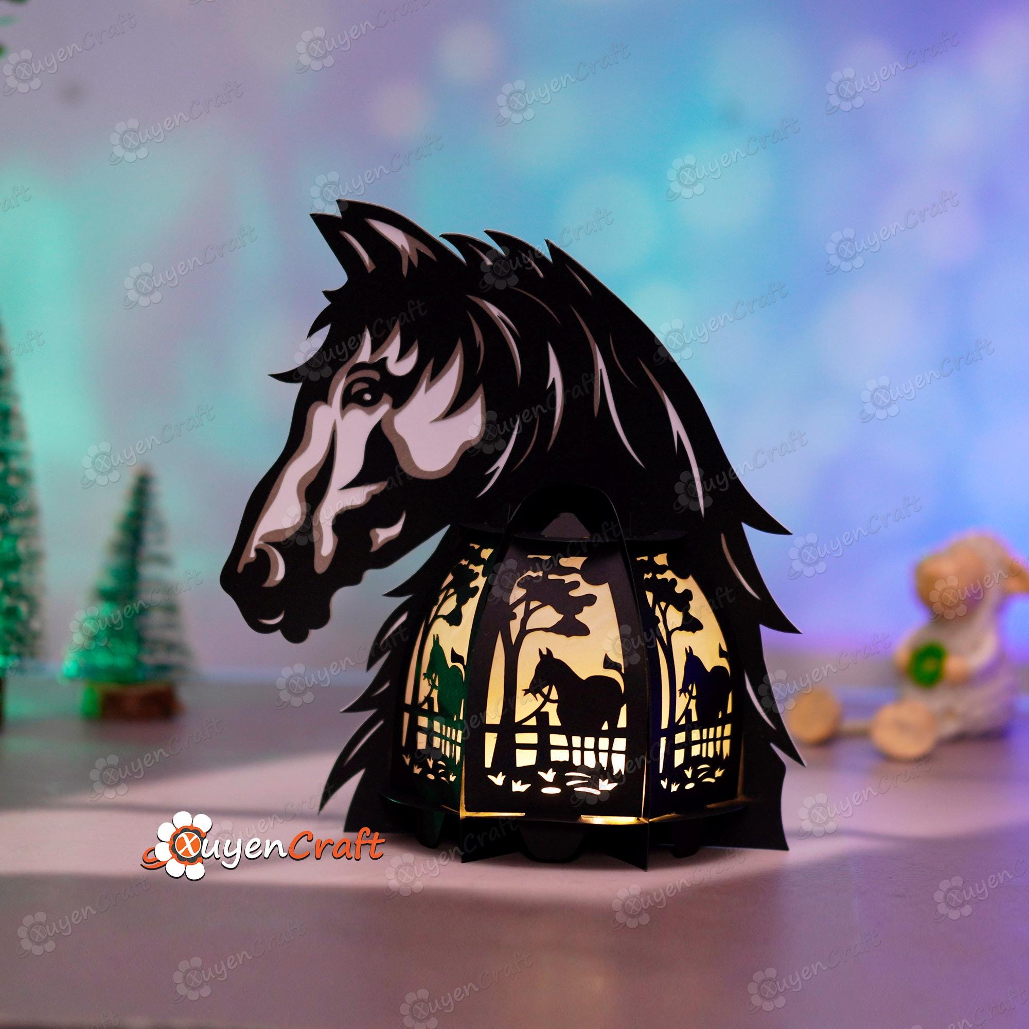 Horse Racing Lamp - Etsy