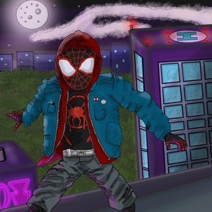 Miles Morales digital download for your phone tablet or pc