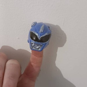 Blue power ranger helmet