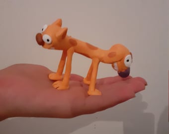 hand made/painted  Catdog ornament(cost of delivery&#39;s in the price)