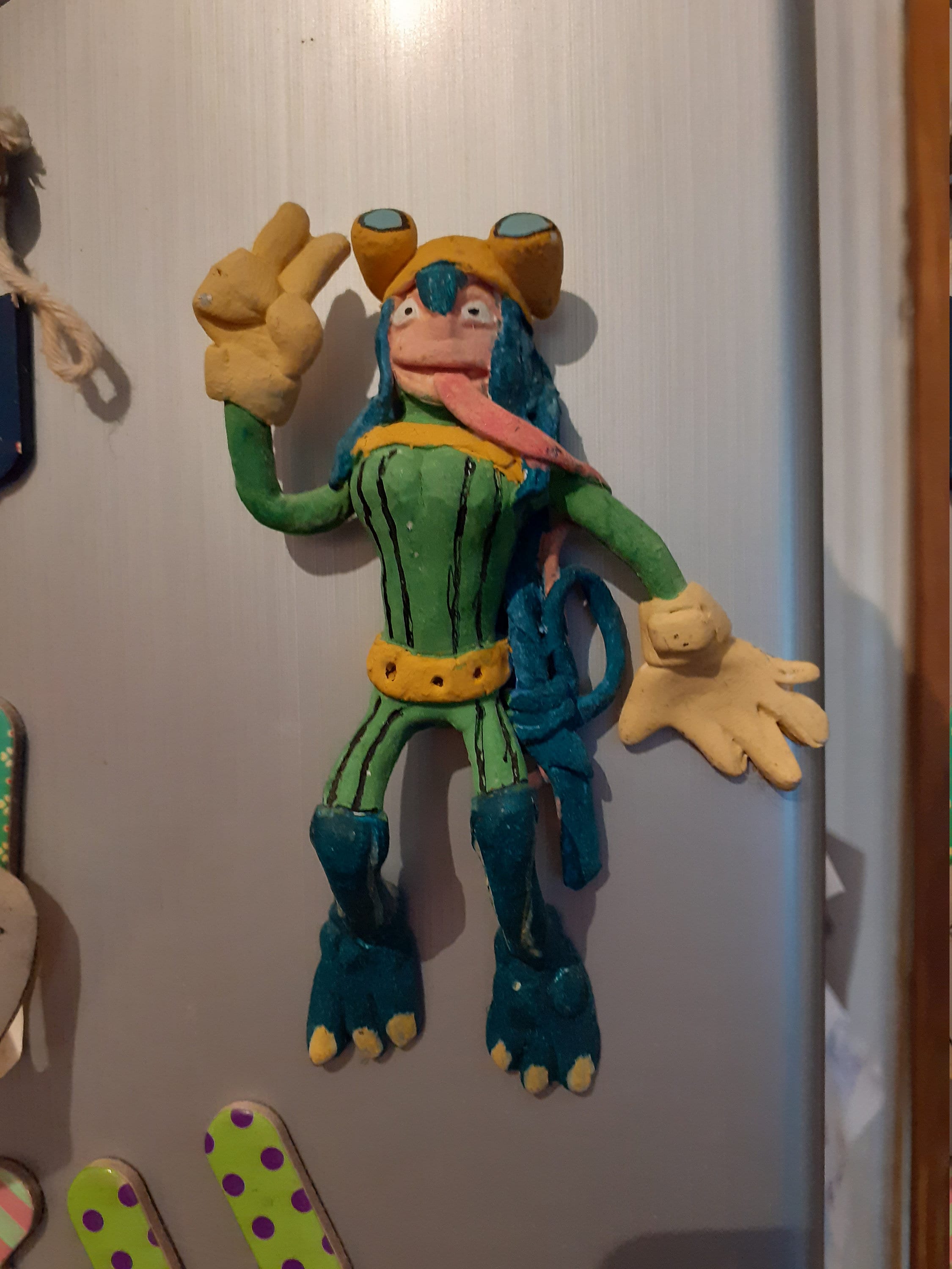 Hero Academy magnetic fridge ornament Asui froppy
