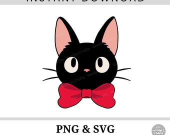 魔女の宅急便 ジジ - SVG カット ファイル - Etsy 日本