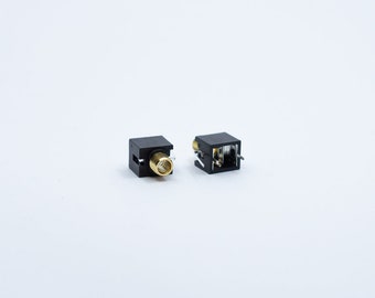 Eurorack Jack Sockets and Nuts - Silver and Gold