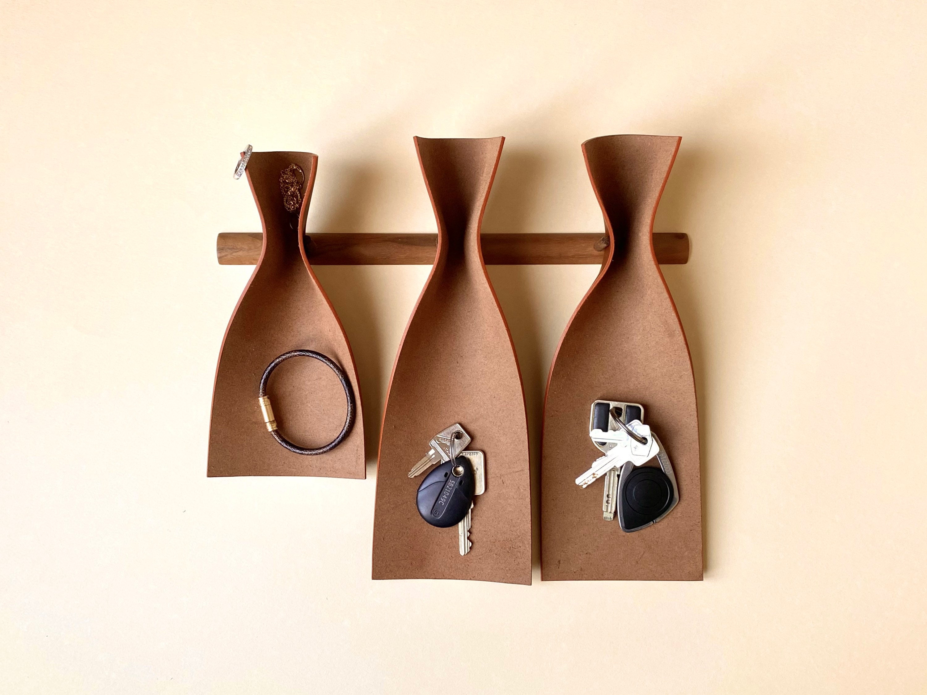 vide Poche En Cuir Véritable