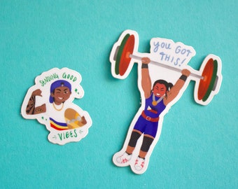 Filipino Olympian Stickers // Hidilyn Diaz // Margielyn Didal