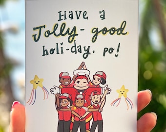 Jollibee Holiday Greeting Card | Jollibee Christmas Card | Jollibee Winter Greeting Card | Filipino Christmas Card