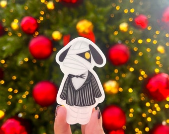 Lucky Animal Crossing Sticker / Jack Skellington Animal Crossing Sticker / ACNW Villager / Nightmare Before Christmas Sticker