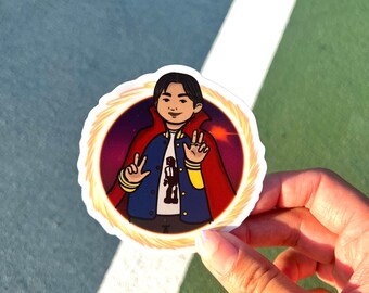 Ned Leeds Magic Socerer Wizard  Sticker / Dr. Strange / Filipino / Marvel 2.9 x 3 inch Sticker