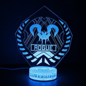 Predator Rank Gamertag Personalized Insignia LED sign perfect as a gift for your Legend Place in Man caves Apex Inspired