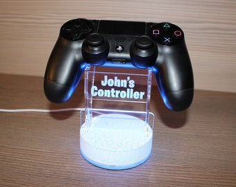 Soporte para controlador de PS 4, soporte para Play Station, soporte para controlador, regalo para gamers, accesorio para gamers, regalo para gamers, gamertag, decoración para habitación de gamers