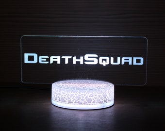 Gepersonaliseerde gamertag Twitch-streaming-nachtlampje, gamertag-naambordje
