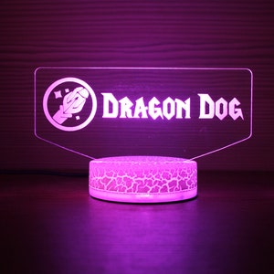 WOW Custom Gamer Tag World Of Warcraft Light  Mage Led Lamp Gamertag Gamer Gift For Streamers And Gamers