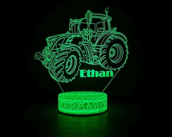 Fendt 720 Vario Tractor Farming Gift Fendt Bedside Lamp Fendt Night Lamp 3D Night Light Fendt Gift Idea
