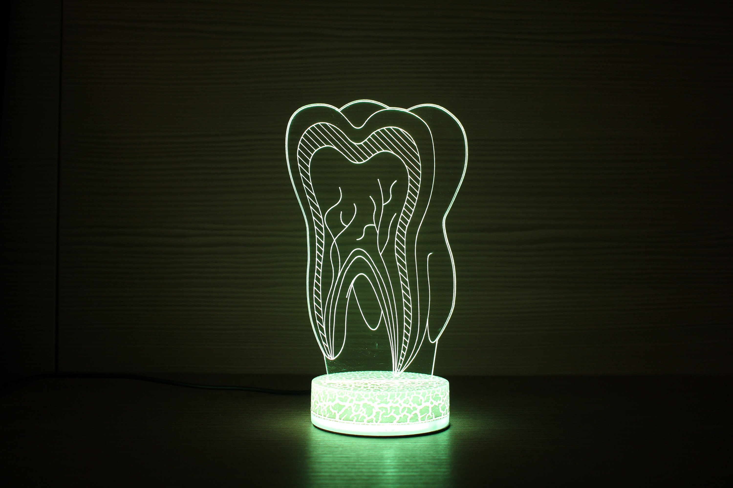 Tooth Dentist Gift 3D Tooth Light Tooth Lamp Gift for Dentist Led Lamp ...