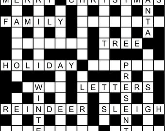 crossword present etsy crossword present etsy
