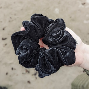 Black Velvet Scrunchie