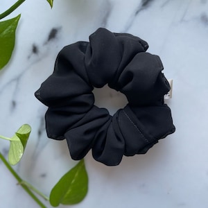 Black Double Scrunchie