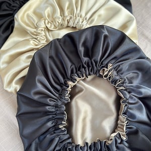 Satin Bonnet Schlafhaube Bild 1