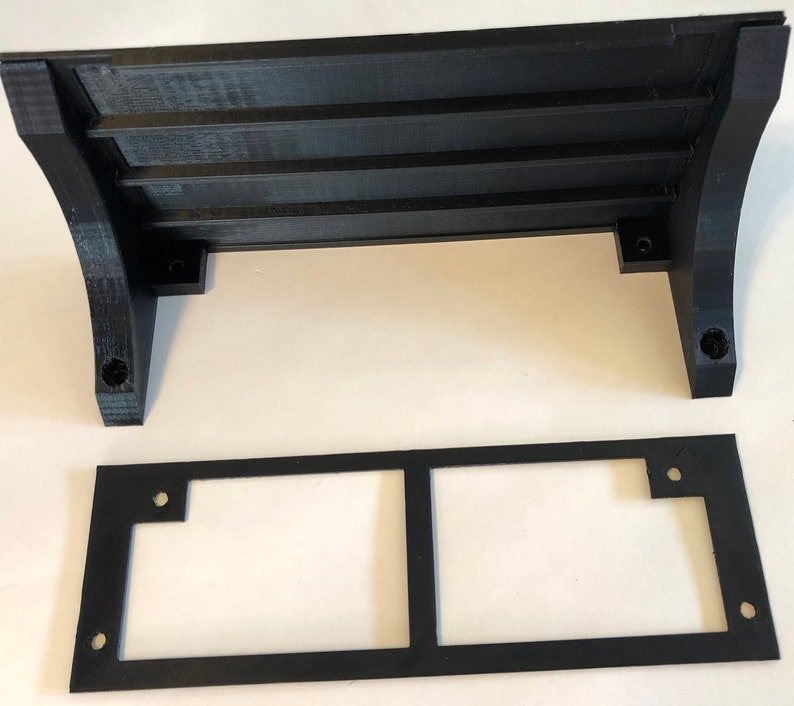 3D Printed Neptune Trident Wall Mount Shelf image 5