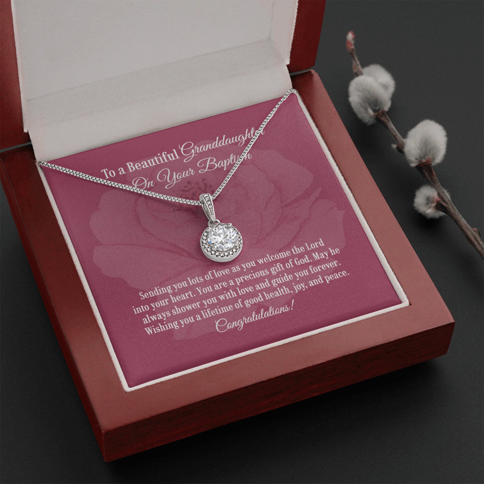 Granddaughter Baptism Gift Unique Baptism Gift for Etsy