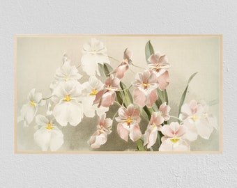 Vintage Floral Still Life Painting | Samsung Frame TV Art (Digital Download)