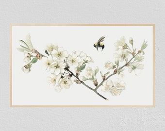 Vintage Flower Still Life Painting | Samsung Frame TV Art (Digital Download)