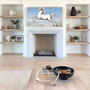 Samsung Frame TV Art Horse Wall Art, Vintage Wall Art, Horseback Riding Art, Farmhouse Wall Decor, Frame TV Art, Samsung Art, Download image 2