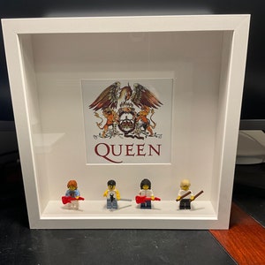 Queen framed picture with Freddie Mercury, Brian May, Roger Taylor and John Deacon at Live Aid