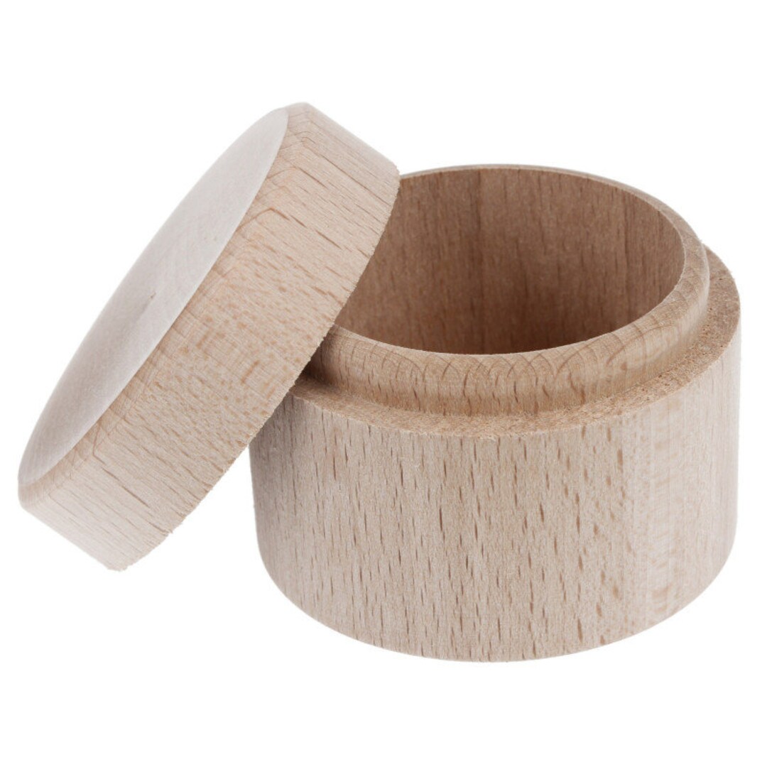 Wooden Round Box, Decoupage Box, Eco Box, Ecological Box, Wooden Case