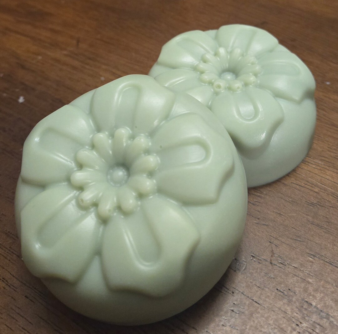 Cold Process Flower Dome Soap Fresh Mint and Eucalyptus Scent - Etsy
