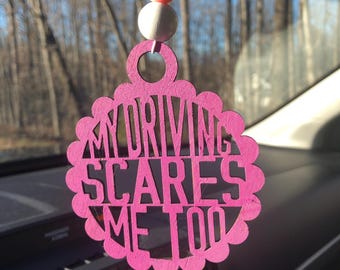 Car charm, rear-view mirror hanger, gift, car decor