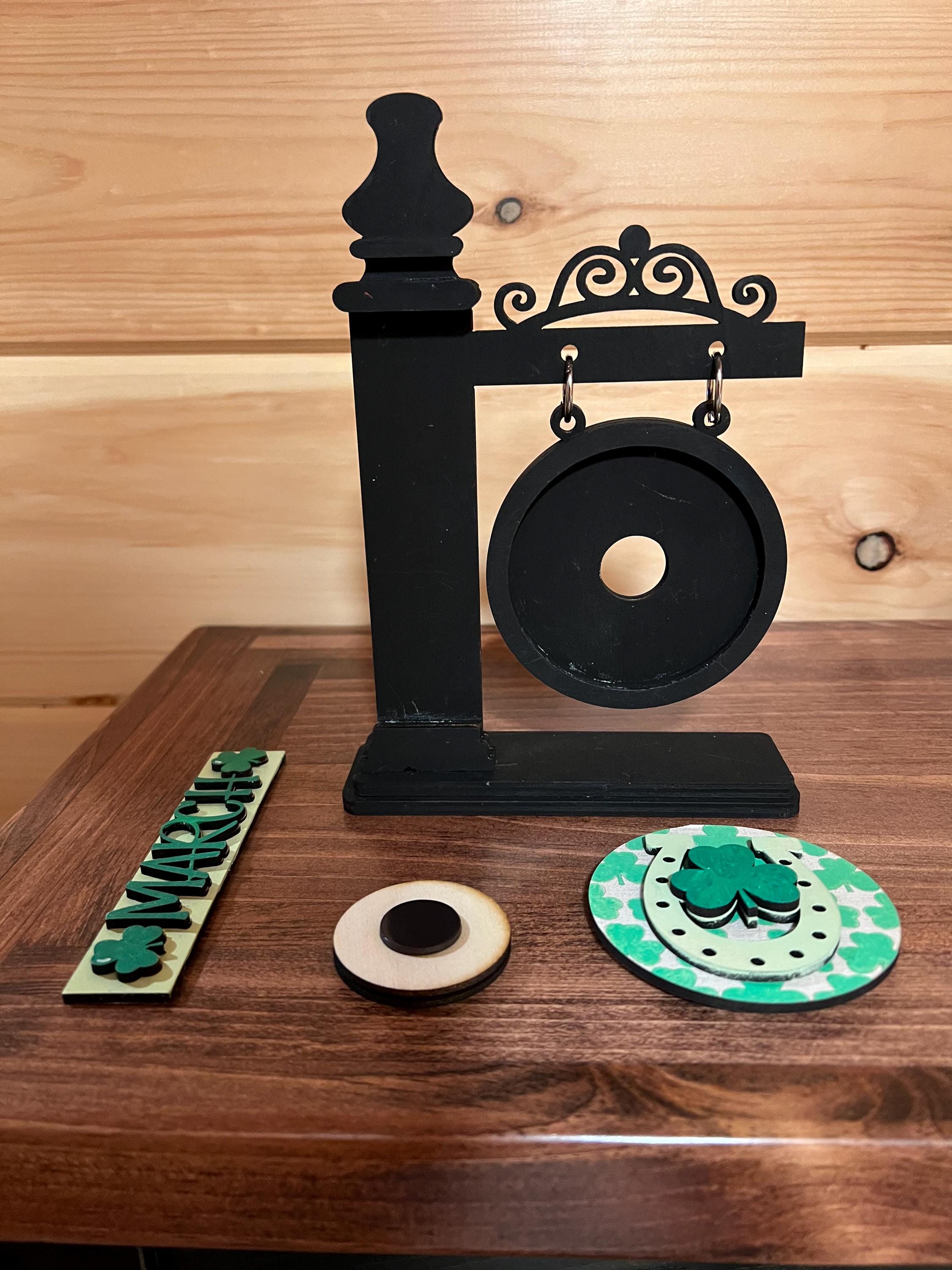 Calendar, Hanging Sign, Bundle. Interchangeable Mini Seasonal Standing ...