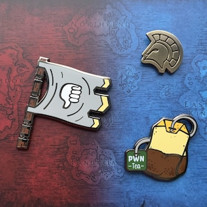 PvP WoW Fanart Hard Enamel Pins