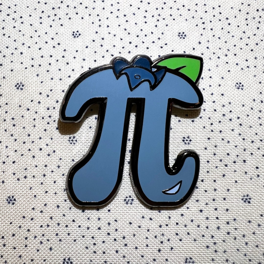 Blueberry Pi Hard Enamel Pin - Etsy