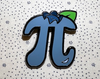 Blueberry Pi Hard Enamel Pin