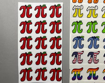 1-Zoll Math Pun-Aufkleber Blätter