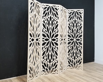 Custom Folding Room Divider Panels, Choose Your Material and Color,  Aluminum, Wood, Plywood, PVC, Personalized Design Options