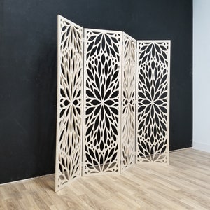 Custom Folding Room Divider Panels, Choose Your Material and Color,  Aluminum, Wood, Plywood, PVC, Personalized Design Options