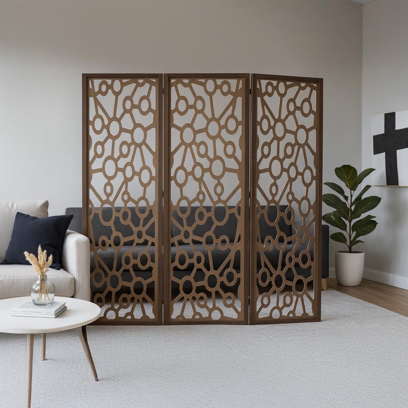 Custom Folding Room Divider Panels, Choose Your Material and Color ...