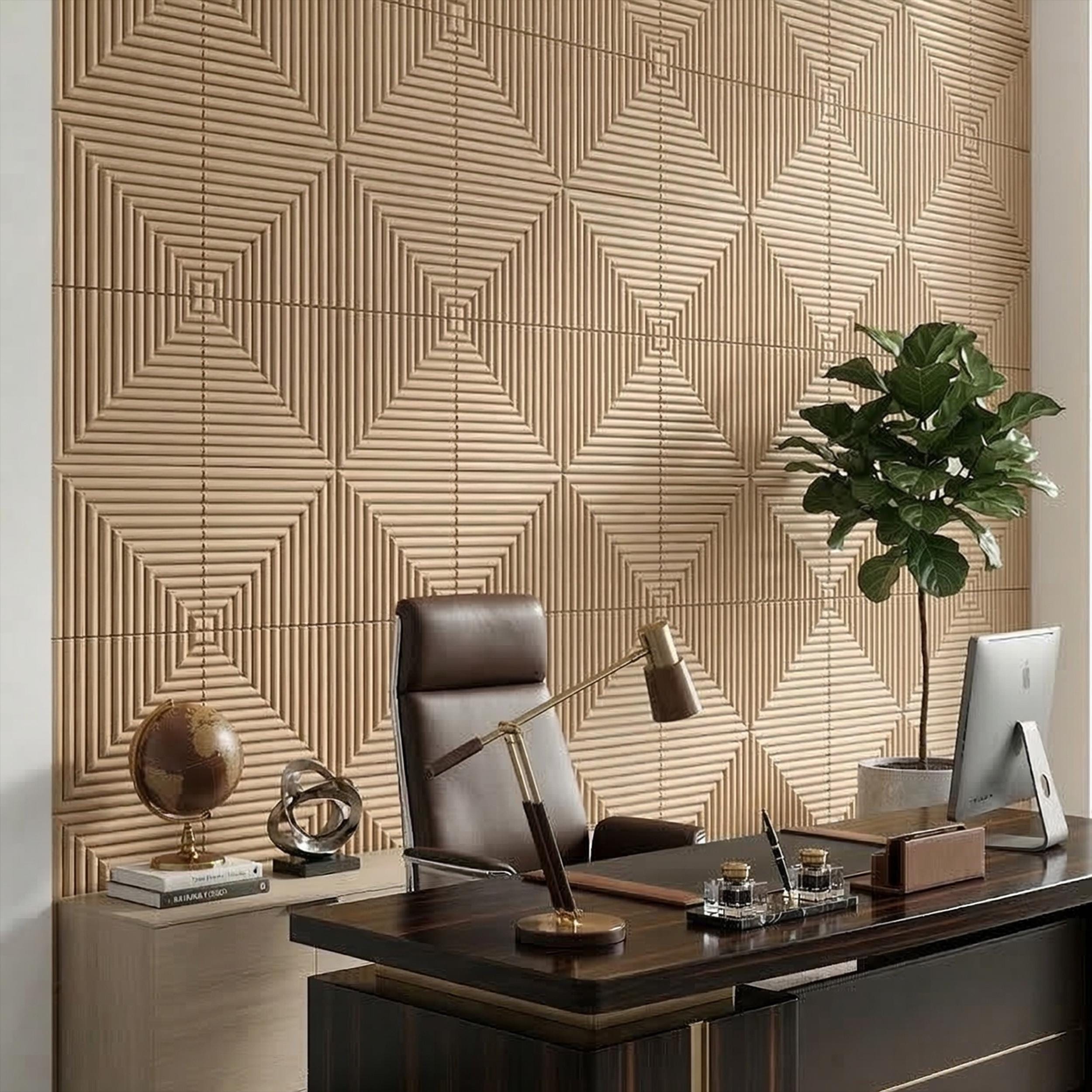 3D Wall Panels MDF Modular Wall Decor Modern Feature Wall - Etsy