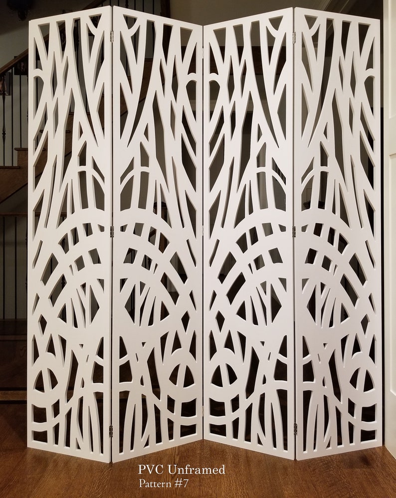 Panel Folding Room Divider Freestanding Custom Design Etsy