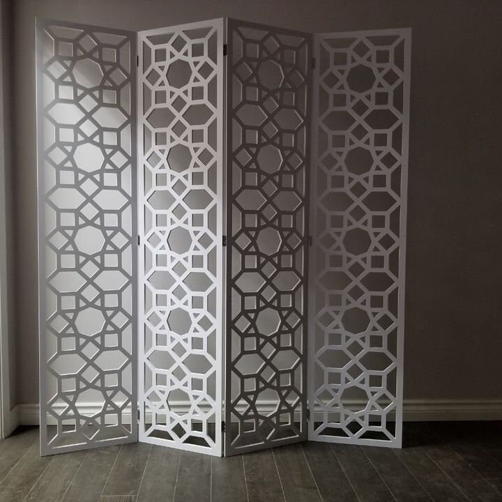 Outdoor/indoor Panel Folding Room Divider Freestanding Etsy Canada