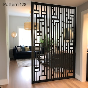 Custom Room Divider Panels, Choose Your Material and Color,  Aluminum, Wood, Plywood, HDPE, Personalized Design Options